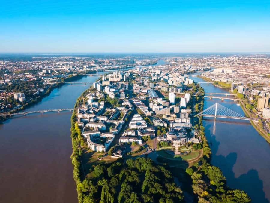 Vue Aérienne Programmes Neufs Ile de Nantes