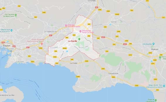 carte La Garde