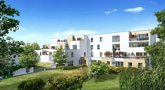 Bâti-Nantes résidence appartements neufs jardins quartier Éraudière-Renaudière