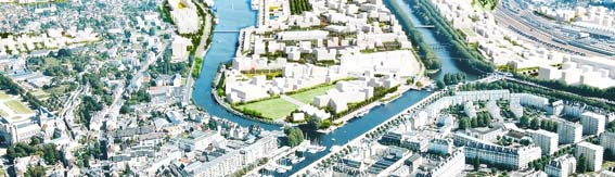 Presqu'île de Caen projet urbain