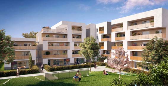 appartement neuf à Colomiers quartier des Ramassiers